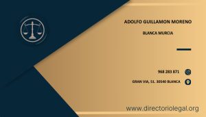 Adolfo Guillamon Moreno abogado en Blanca