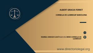 Albert Gracia Ferret abogado en Cornella de Llobregat