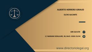 Alberto Herrero Giraud abogado en Elche