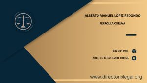 Alberto Manuel Lopez Redondo abogado en Ferrol