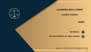 Alejandro Mico Llorens abogado en Valencia