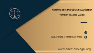 Antonio Esteban Gomez Llagostera abogado en Torrejón de Ardoz