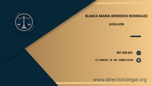 Blanca Maria Herreros Rodriguez abogado en Leon