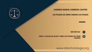 Carmen Maria Cabrera Castro abogado en Las Palmas de Gran Canaria