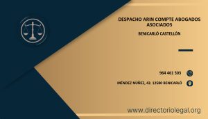 Despacho Arin Compte Abogados Asociados abogado en Benicarló