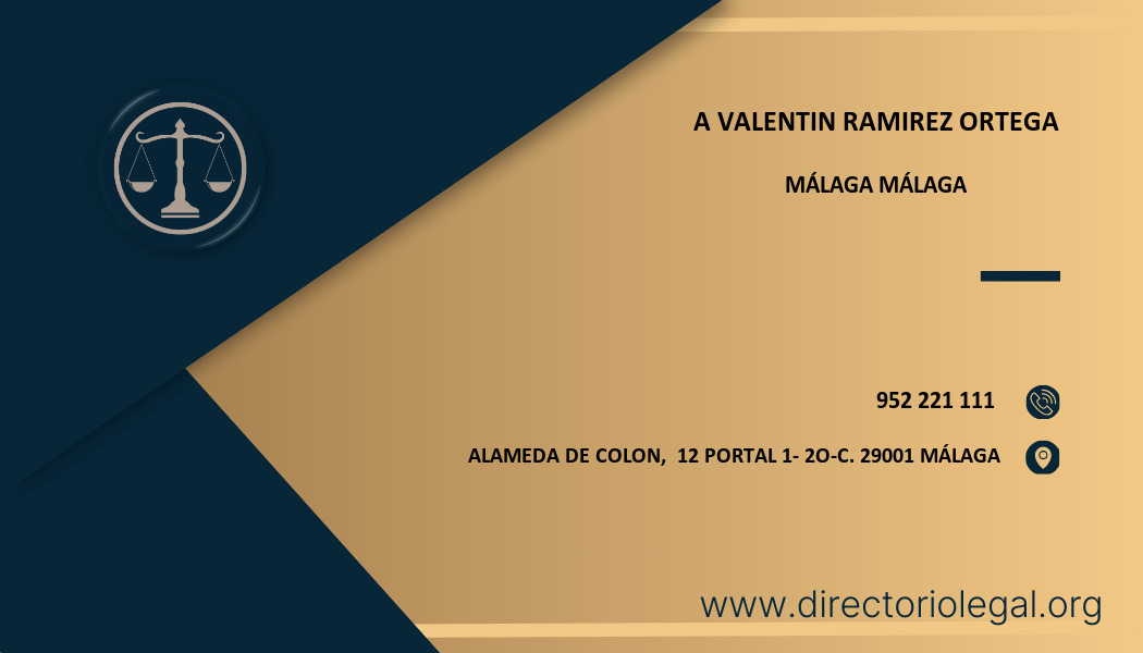 abogado A Valentin Ramirez Ortega en Málaga