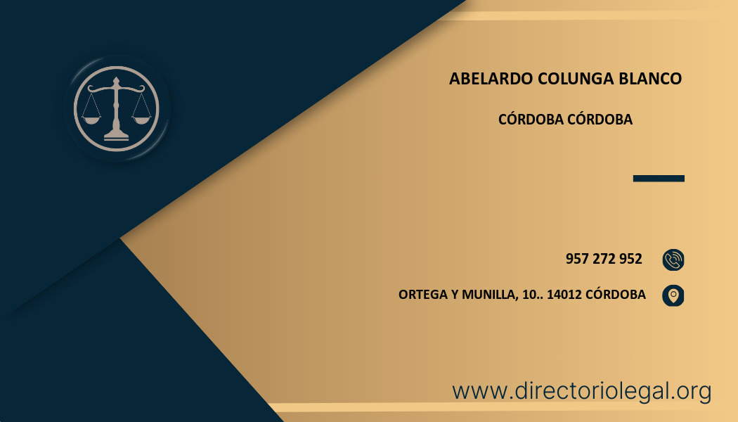 abogado Abelardo Colunga Blanco en Córdoba