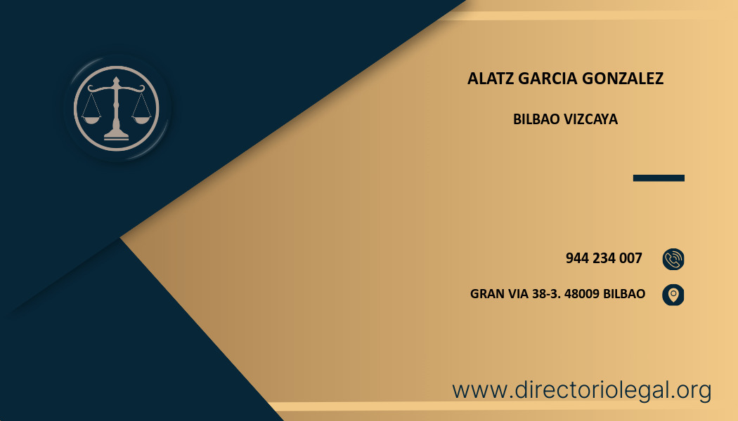 abogado Alatz Garcia Gonzalez en Bilbao