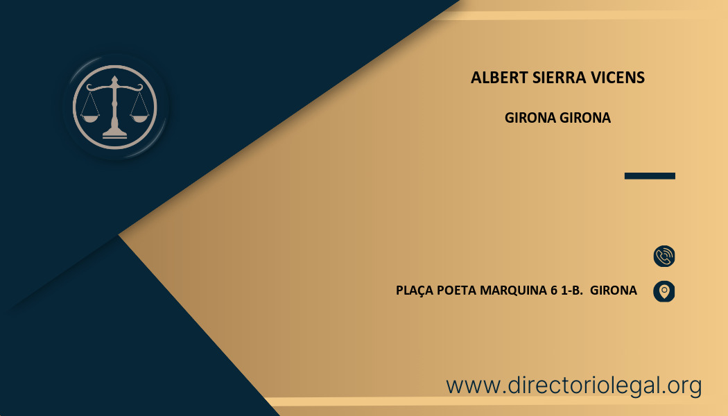 abogado Albert Sierra Vicens en Girona