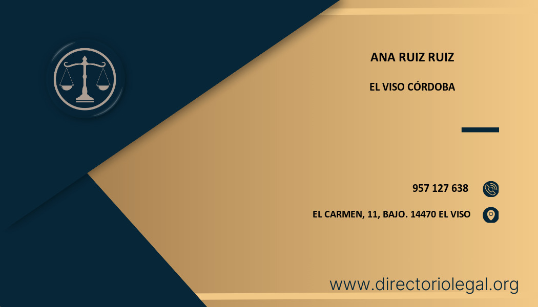 abogado Ana Ruiz Ruiz en El Viso