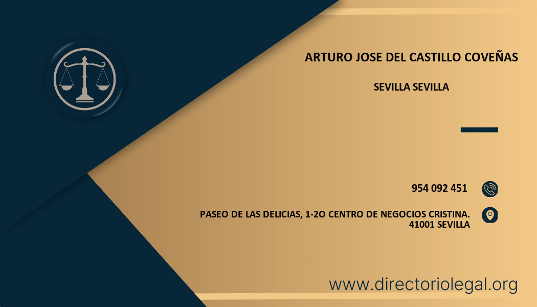 abogado Arturo Jose Del Castillo Coveñas en Sevilla