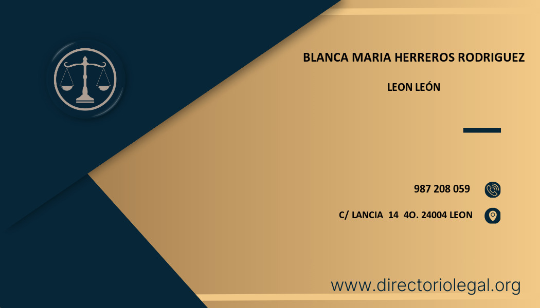 abogado Blanca Maria Herreros Rodriguez en Leon