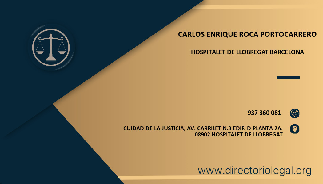 abogado Carlos Enrique Roca Portocarrero en Hospitalet de Llobregat