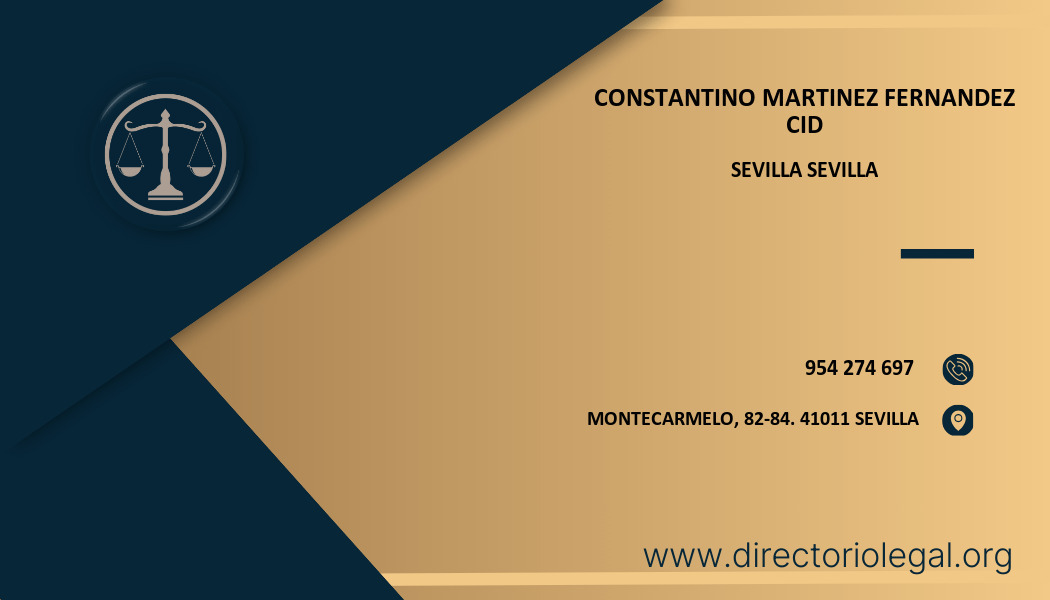 abogado Constantino Martinez Fernandez Cid en Sevilla