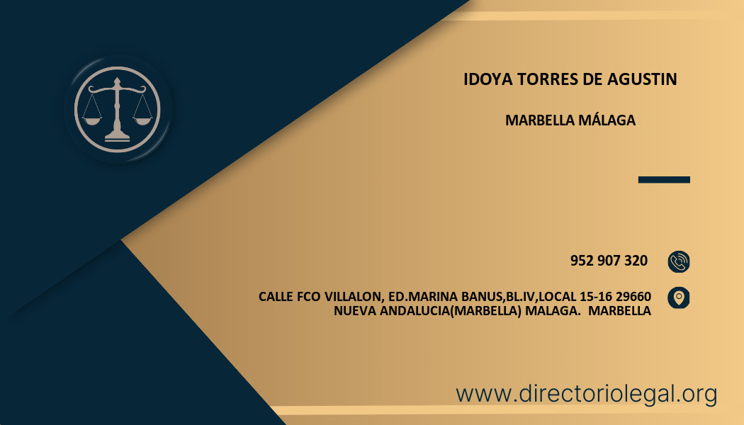 abogado Idoya Torres De Agustin en Marbella