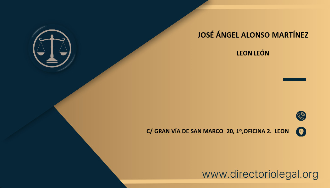 abogado José Ángel Alonso Martínez en Leon