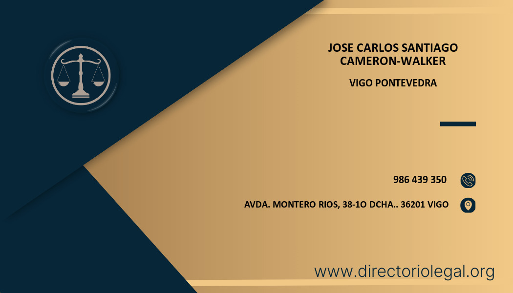 abogado Jose Carlos Santiago Cameron-Walker en Vigo