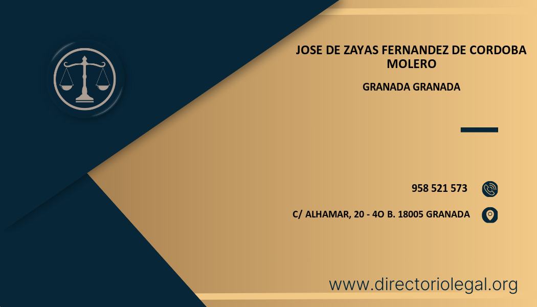 abogado Jose De Zayas Fernandez De Cordoba Molero en Granada