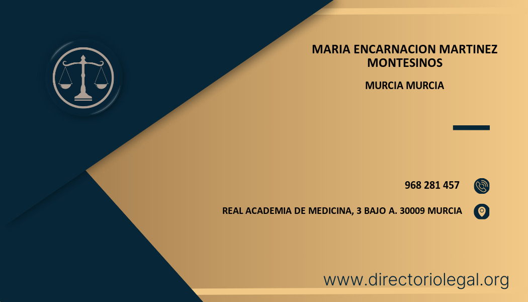 abogado Maria Encarnacion Martinez Montesinos en Murcia