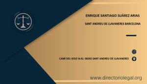 Enrique Santiago Suárez Arias abogado en Sant Andreu de Llavaneres