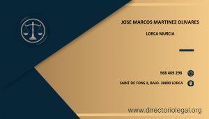 Jose Marcos Martinez Olivares abogado en Lorca