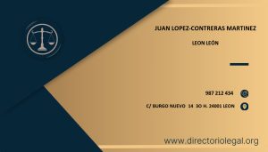 Juan Lopez-Contreras Martinez abogado en Leon