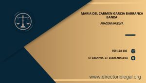 Maria Del Carmen Garcia Barranca Banda abogado en Aracena