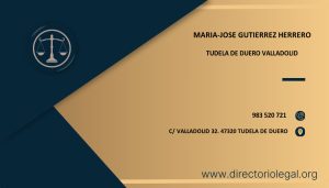 Maria-Jose Gutierrez Herrero abogado en Tudela de Duero