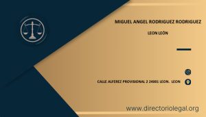 Miguel Angel Rodriguez Rodriguez abogado en Leon