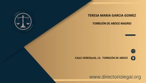 Teresa Maria Garcia Gomez abogado en Torrejón de Ardoz